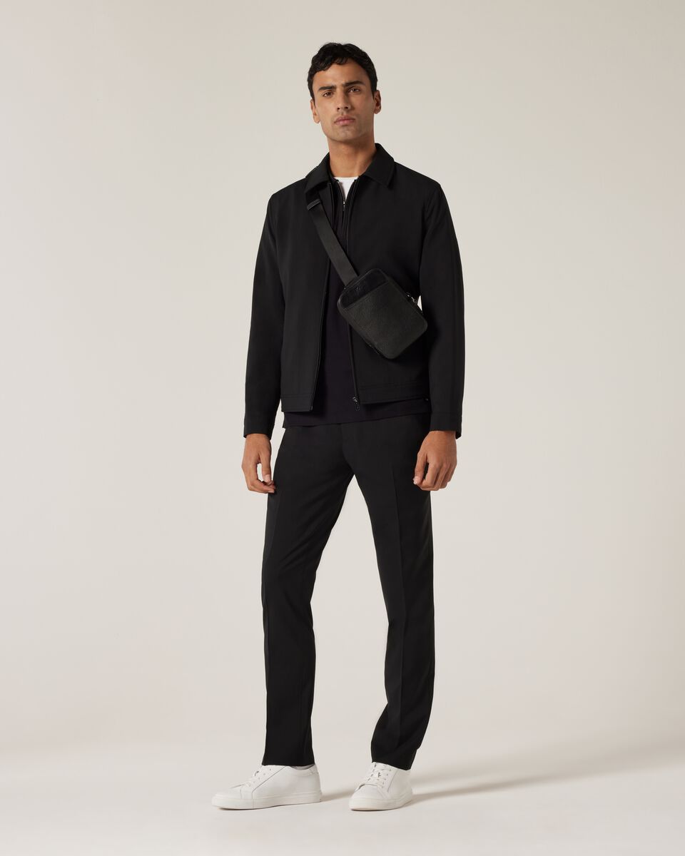 Australian Wool Bomber With Zip Closure, Australian Wool Bomber With Zip Closure, , hi-res